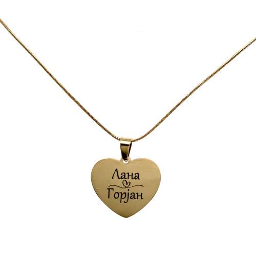 Big heart necklace